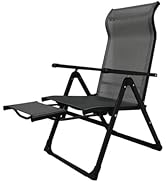 Amazon.com : Caravan Sports Ergo+ Patio Folding Chair, Gray with